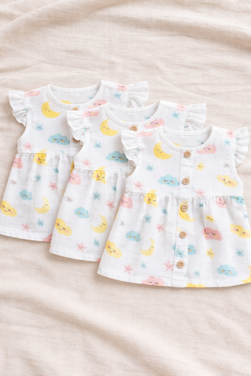 Classic Front Button | Pack - 3