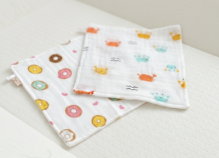 100% cotton Muslin Four layer | Face Wipes | New Born