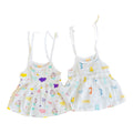 100% Muslin Cotton Tie knot Frocks | New born to 6 months | Pack of 2, 3 and 5