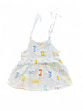 100% Muslin Cotton Tie knot Frocks | New born to 6 months