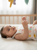 Adjustable Tie -Knot Muslin Cotton Jabla for New Borns