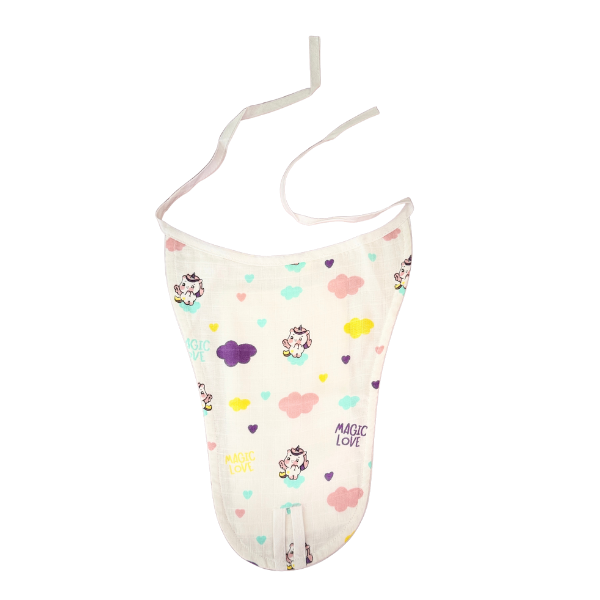 Soft muslin cotton | WRAP JABLA WITH SLEEVE | NAPPY